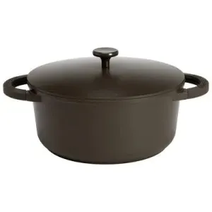 New - Goodful 4.5qt Cast Aluminum, Ceramic Dutch Oven with Lid, Side Handles and