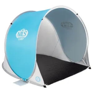 Nils Camp Nc3173 Self-Folding Beach Tent Blue-Grey