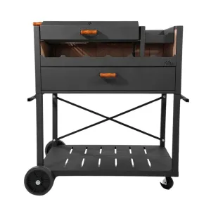 Nuke Delta Freestanding Argentine Charcoal Grill 45 Inch