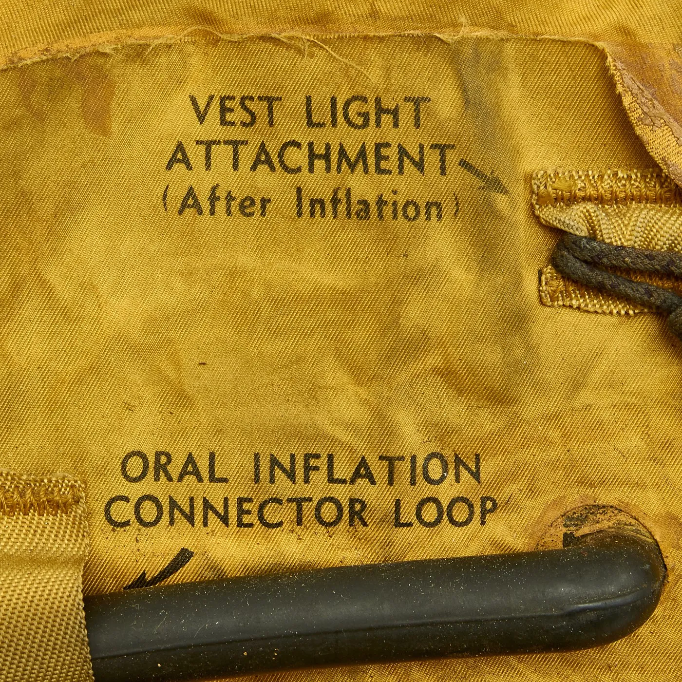 Original U.S. Cold War USAF Pilot 1956 Dated Bauer Mark 2 Survival Vest Type Life Preserver