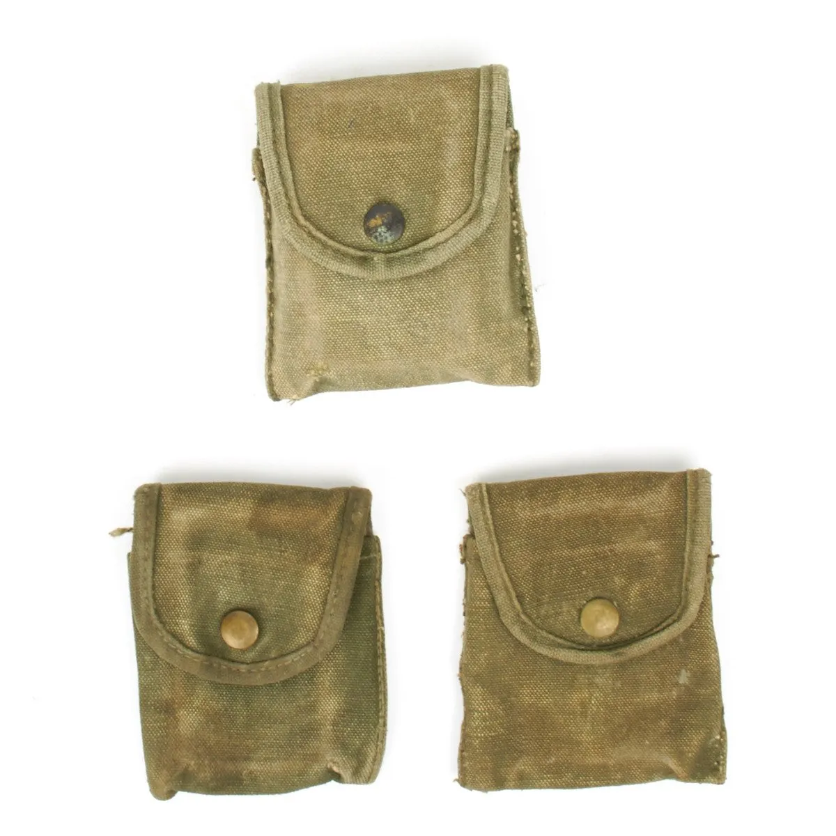 Original U.S. Vietnam Era M1956 First Aid Case and Compass Pouch