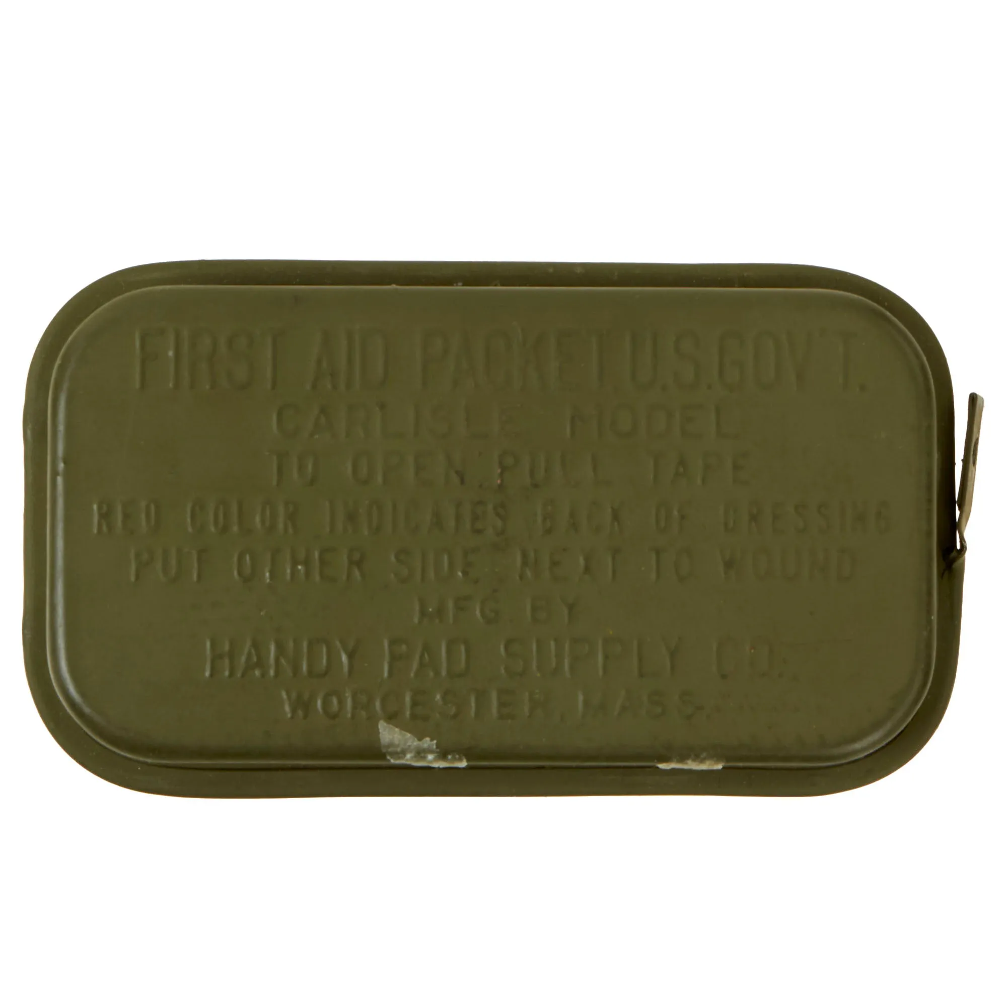 Original U.S. WWII British Made Medic Pouch Dated 1944 with Carlisle Bandage