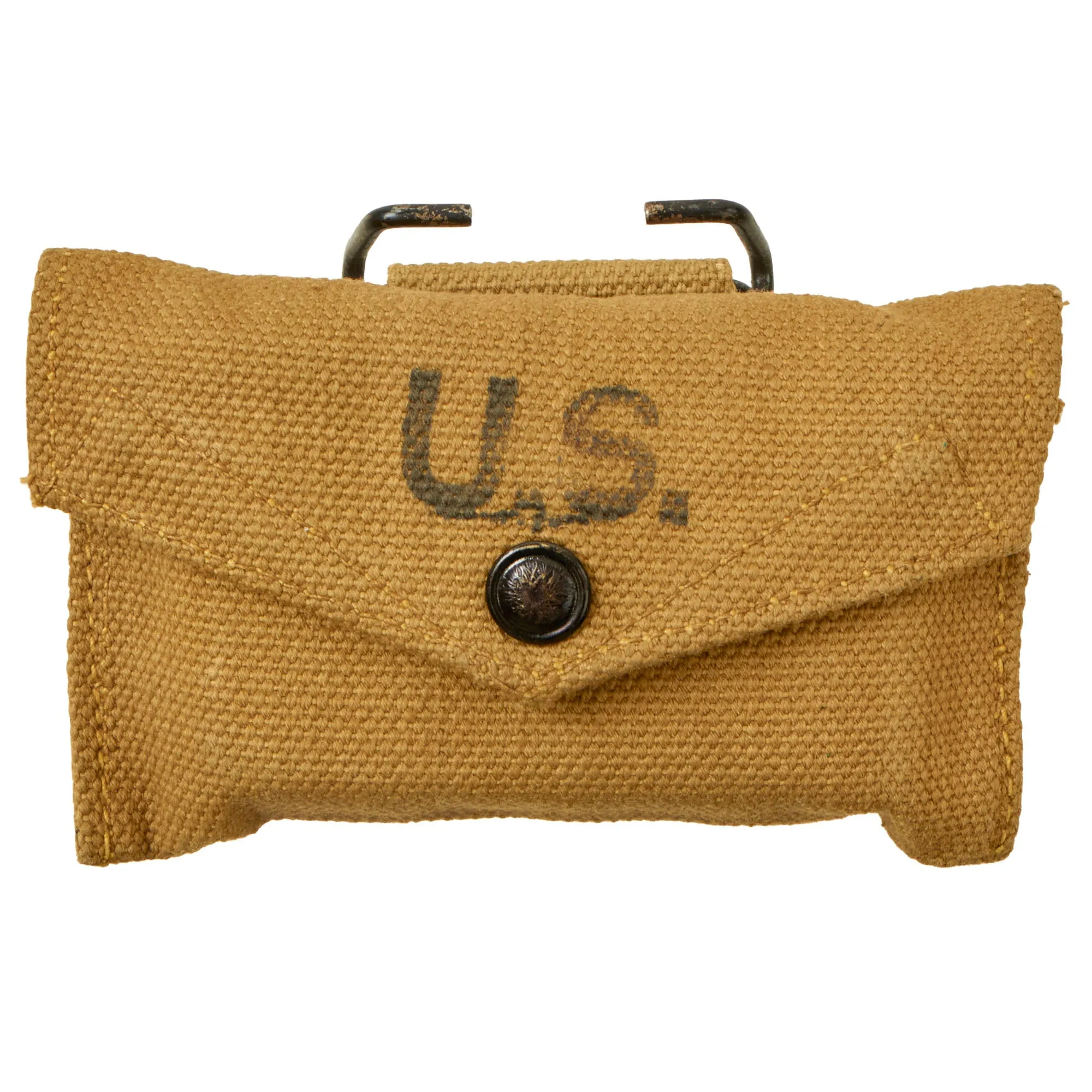 Original U.S. WWII British Made Medic Pouch Dated 1944 with Carlisle Bandage
