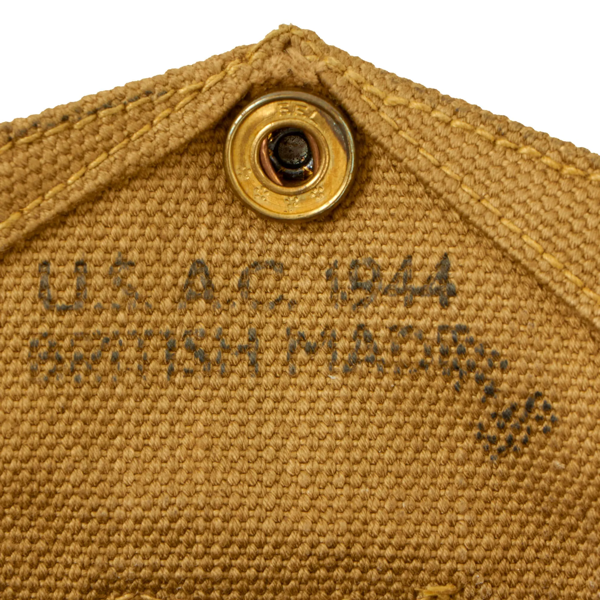Original U.S. WWII British Made Medic Pouch Dated 1944 with Carlisle Bandage