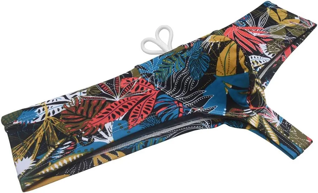 OROCOJUCO Mens Swimwear Skimpy Briefs Bikini Brazilian Cut Surf Shorts Board Cheeky Swim Trunks