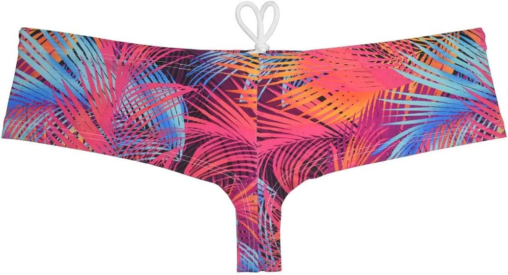 OROCOJUCO Mens Swimwear Skimpy Briefs Bikini Brazilian Cut Surf Shorts Board Cheeky Swim Trunks