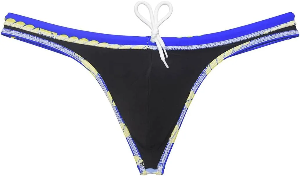 OROCOJUCO Sexy Men's Swim Thong Bikini Swimwear Board Surf Short Trunks Contour Pouch Tangas Swimsuit
