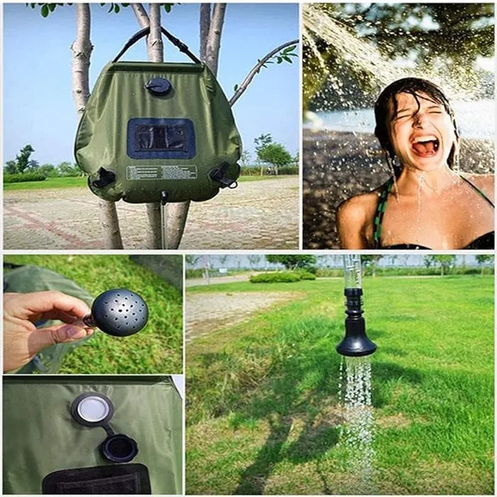 Outdoor Bathing Bag, Self-Driving Camping Solar Hot Water Bag, Portable Outdoor Bathing And Drying Water Bag 20l Water Storage Bag