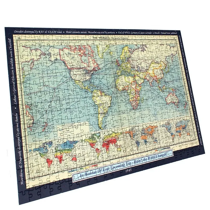 Personalised World Map Jigsaw Puzzle