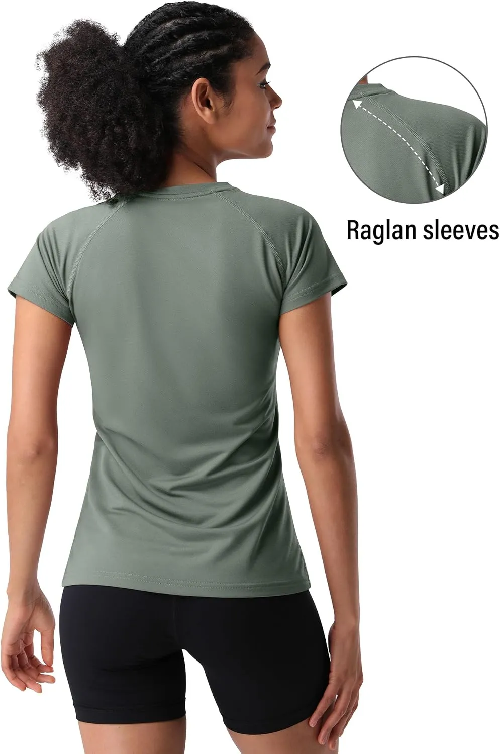 Pioneer Camp Women's Moisture Wicking T-Shirt Short Sleeve Quick Dry Shirts Gym Workout Athletic Running Tops Crew Neck Tees