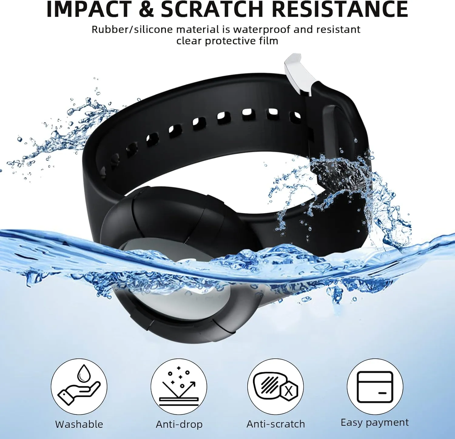 Princess Medallion Sport Band Accessory, 3/4 Pack Silicone Wristband for Holding Carnival Ocean Medallion, fit Men Women