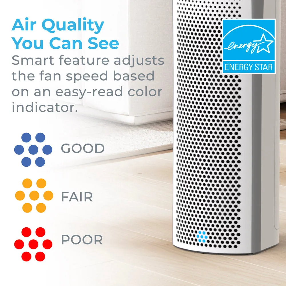 PureZone™ Elite 4-in-1 True HEPA Air Purifier & Replacement Filter Bundle