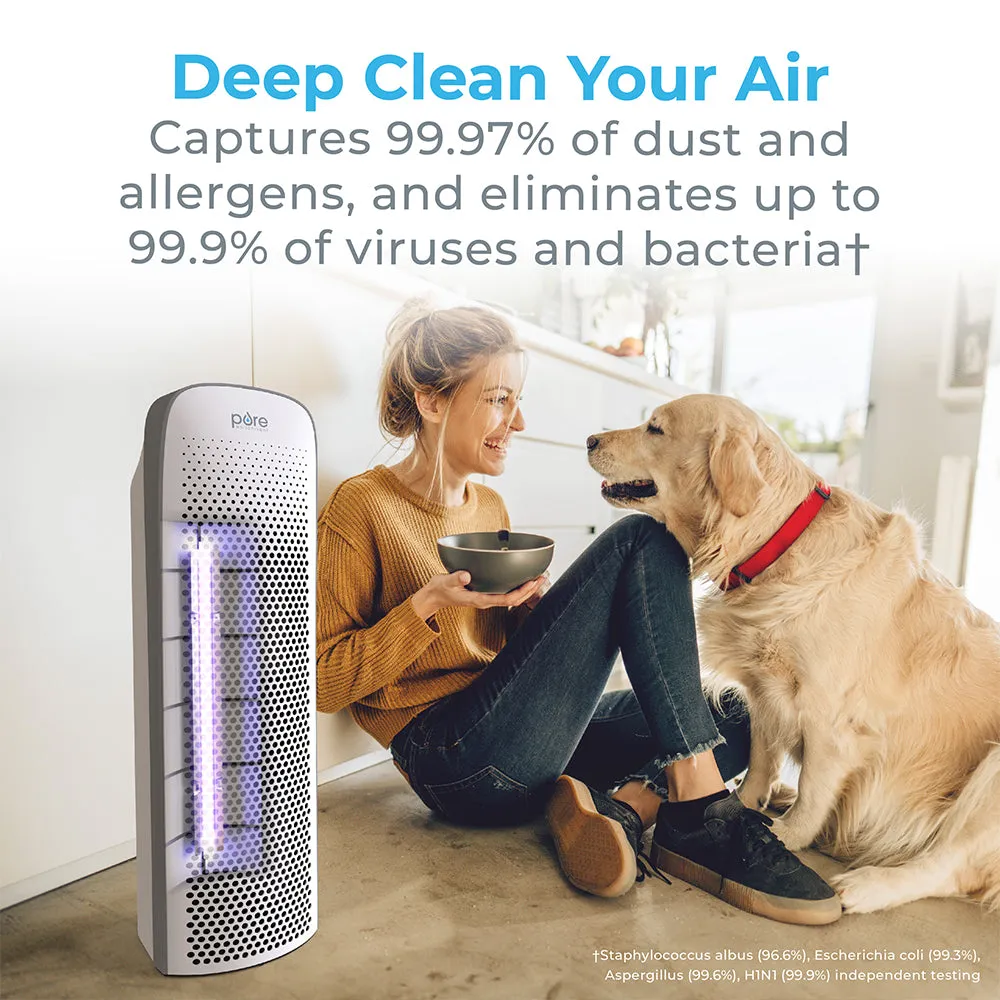 PureZone™ Elite 4-in-1 True HEPA Air Purifier & Replacement Filter Bundle