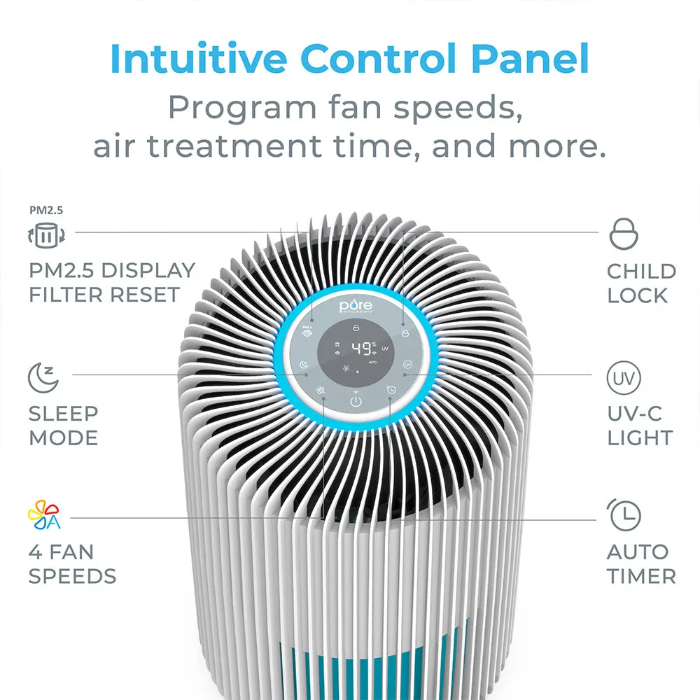PureZone™ Turbo Smart Air Purifier & Replacement Filter Bundle
