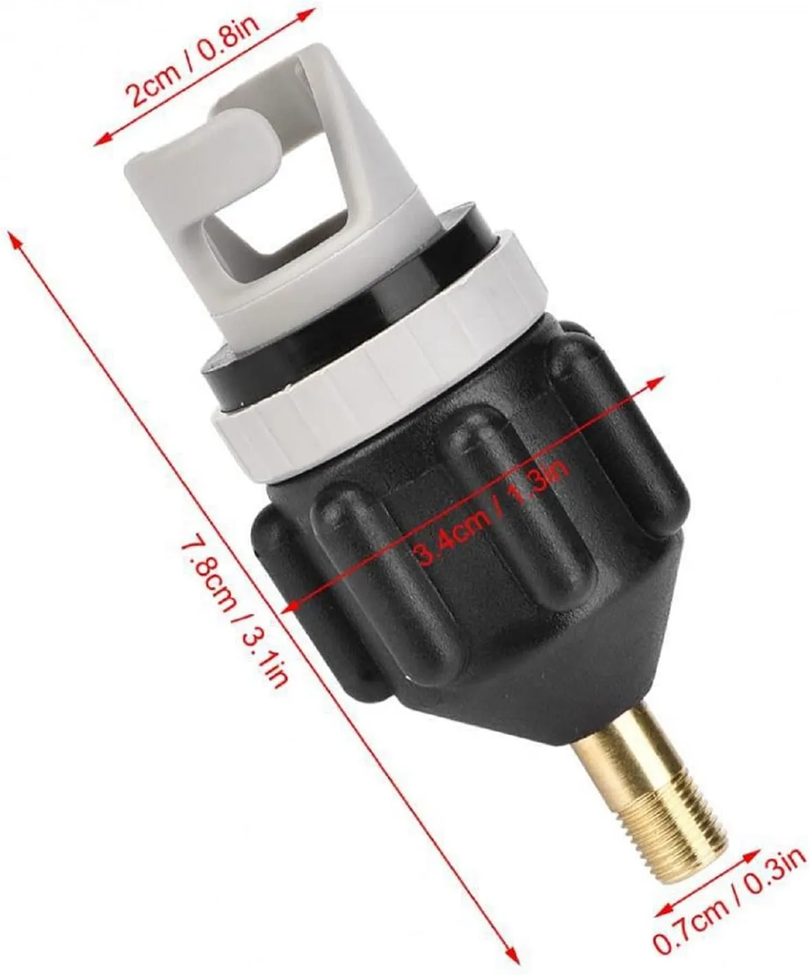 Spoke Plate Attachment Inflatable Boat Paddle Adapter Sup Pump Adaptor Air Valve Adapter Standard Schrader Conventional Air Pump Converter Paddleboard Pump Adapter