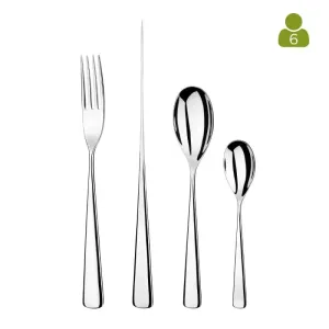 Studio William Karri Mirror 24 Piece Cutlery Set