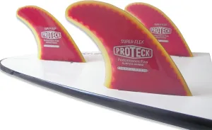 SurfCo - Pro Teck 4.50" Super Flex Thruster Set for FCS