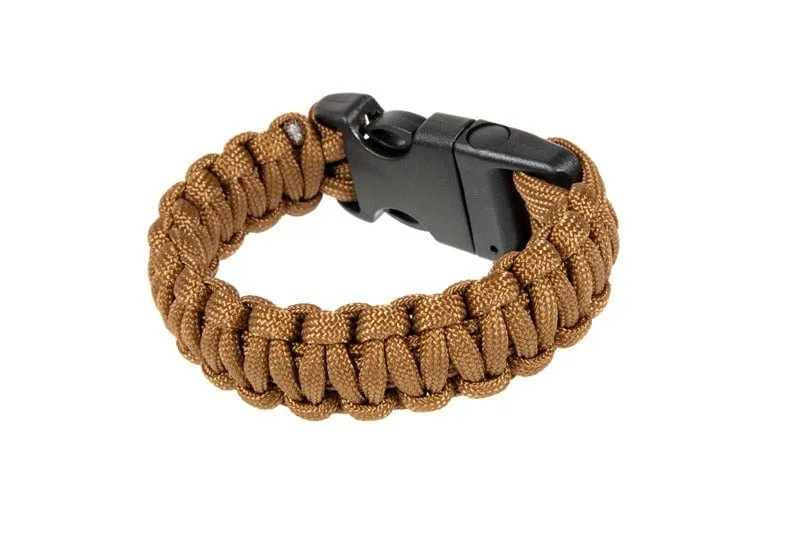 Survival Bracelet (Fastex) - Khaki