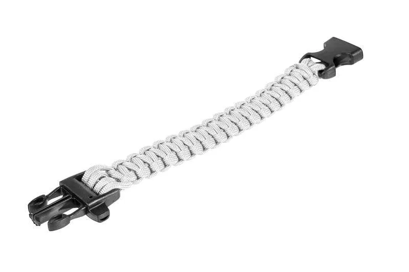 Survival Bracelet (Fastex) - White