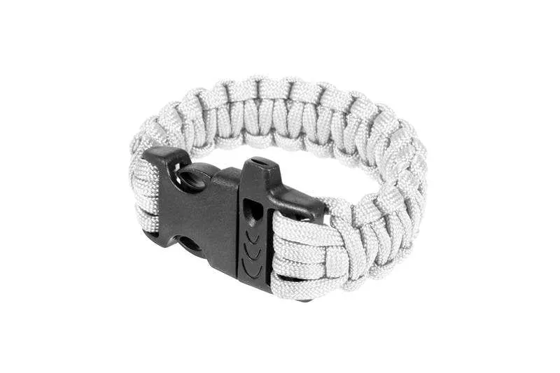 Survival Bracelet (Fastex) - White
