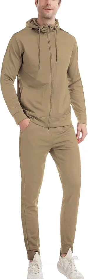 Sweatsuits for Men Tracksuit Men Track Suits 2 Piece Set Zip Up