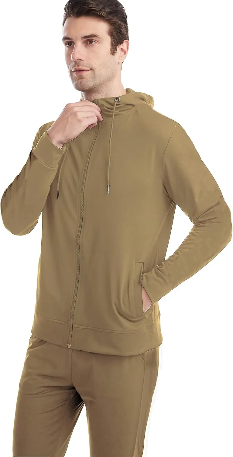 Sweatsuits for Men Tracksuit Men Track Suits 2 Piece Set Zip Up