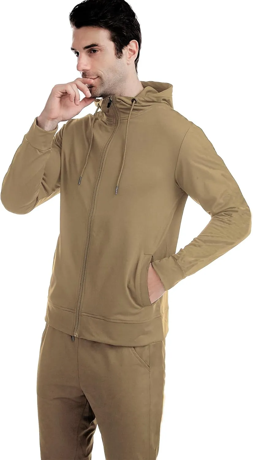 Sweatsuits for Men Tracksuit Men Track Suits 2 Piece Set Zip Up