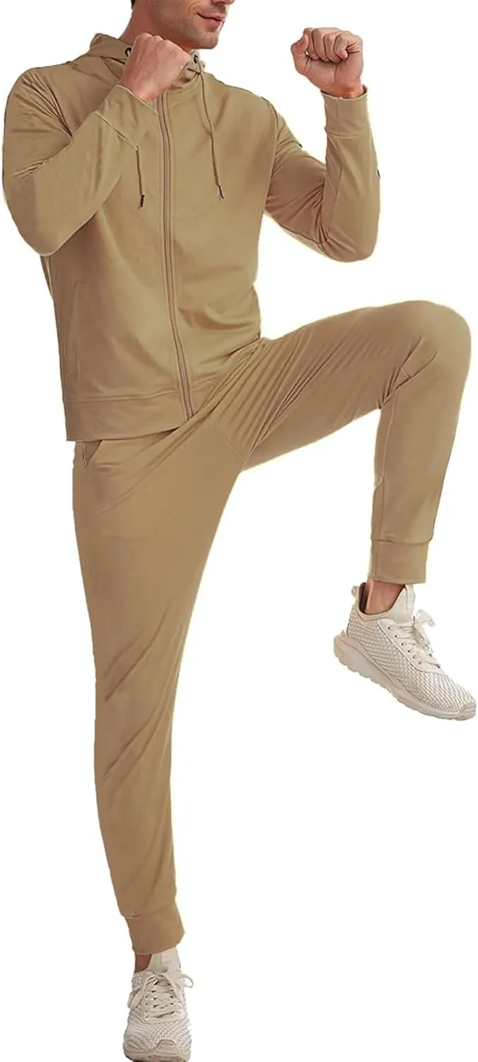 Sweatsuits for Men Tracksuit Men Track Suits 2 Piece Set Zip Up