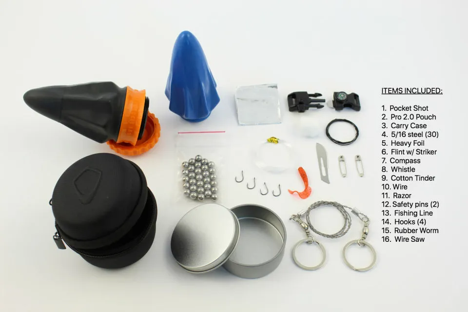 The Pocket Shot Survival Kit w/ Carry Case