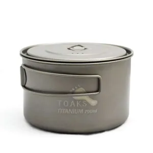 TOAKS Light Titanium 700ml Pot - Ultralight Version
