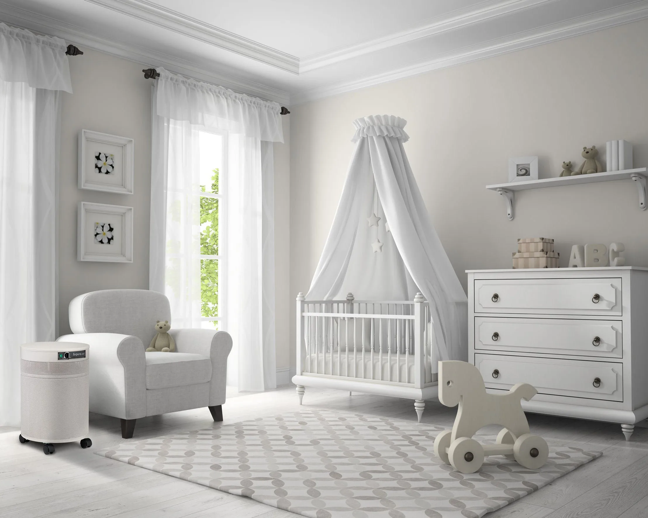 UV600 - Germs and Mold HEPA: 99.97% Efficient @0.3 microns Air Purifier