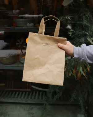 Water Resistant Paper Square Bag S