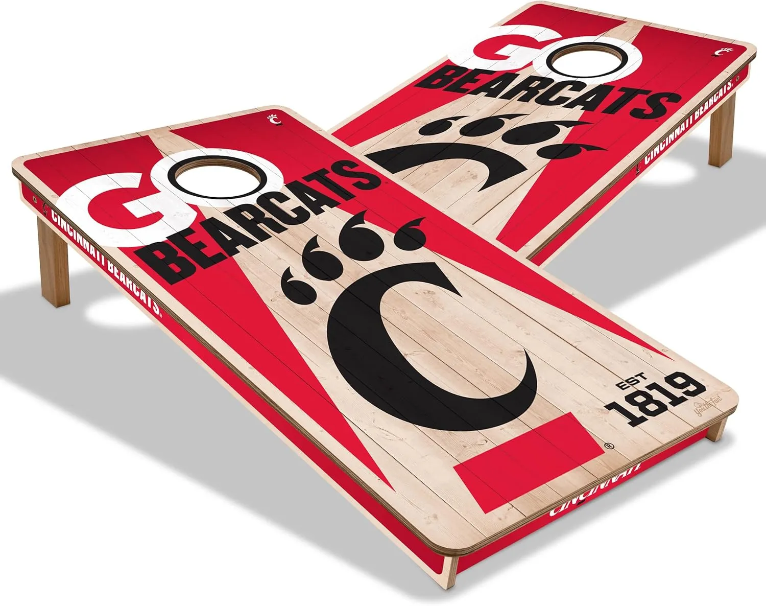 YouTheFan NCAA 2 x 4 Professional Wood Cornhole Game