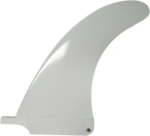 ZHU-CL Surf & SUP Fin Surfboard Accessories Surfing Fin Single Fin Single Plastic Tail Rudder Longboard Tail Fin Surfing Single Fin for Longboard Surfboard & Paddleboard (Color : White, Size : 9inch)